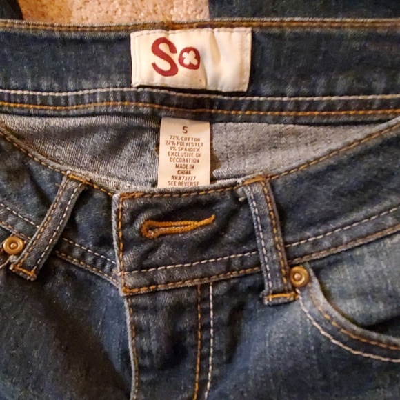 SO Flare Blue Jeans size 5 EUC - Picture 2 of 3
